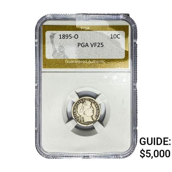 1895-O Barber Dime PGA VF25