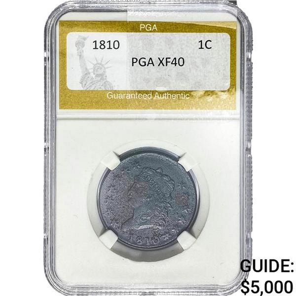 1810 Classic Head Large Cent PGA XF40