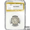 Image 1 : 1853 Seated Liberty Quarter PGA MS62