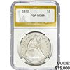 Image 1 : 1870 Silver Trade Dollar PGA MS64