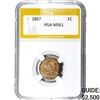 Image 1 : 1857 Flying Eagle Cent PGA MS61