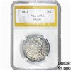Image 1 : 1813 Capped Bust Half Dollar PGA AU55 50C/UNI