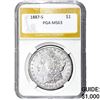 1887-S Morgan Silver Dollar PGA MS63