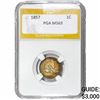 Image 1 : 1857 Flying Eagle Cent PGA MS63