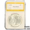 1921 Silver Peace Dollar PGA MS63