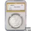 1894-S Morgan Silver Dollar PGA MS62