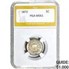Image 1 : 1872 Shield Nickel PGA MS61