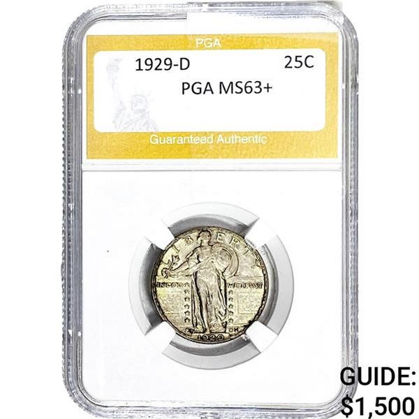 1929-D Standing Liberty Quarter PGA MS63+