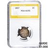 1857 Flying Eagle Cent PGA AU55