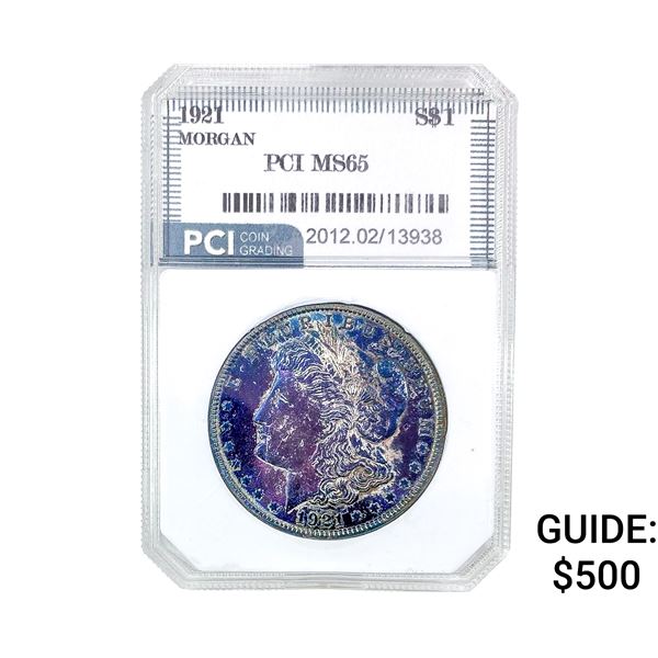 1921 Morgan Silver Dollar PCI MS65