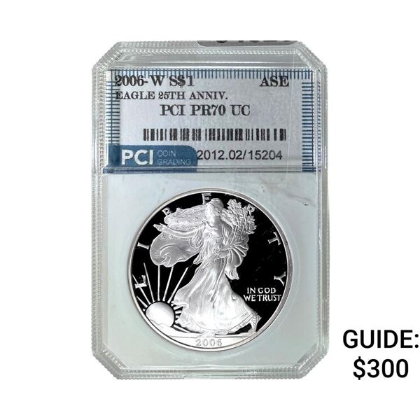 2006-W Silver Eagle PCI PR70 UC