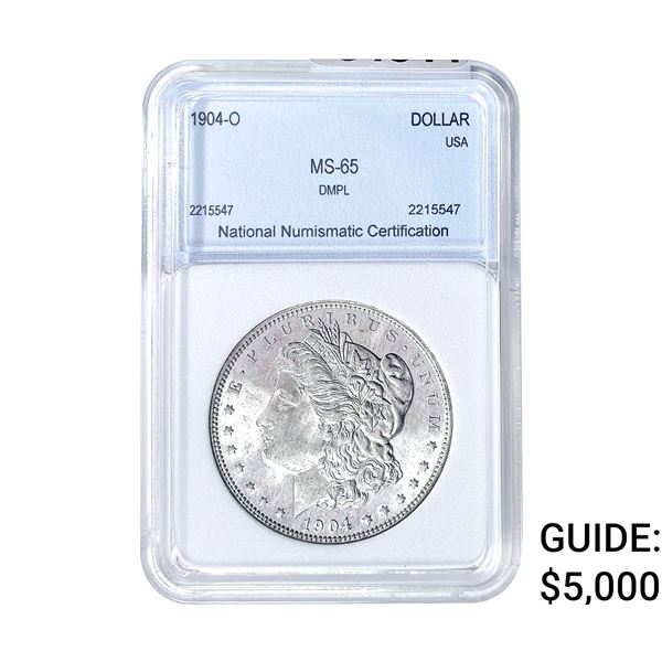 1904-O Morgan Silver Dollar NNC MS65 DMPL