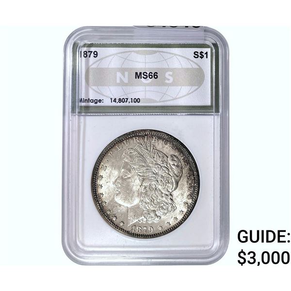 1879 Morgan Silver Dollar NGS MS66