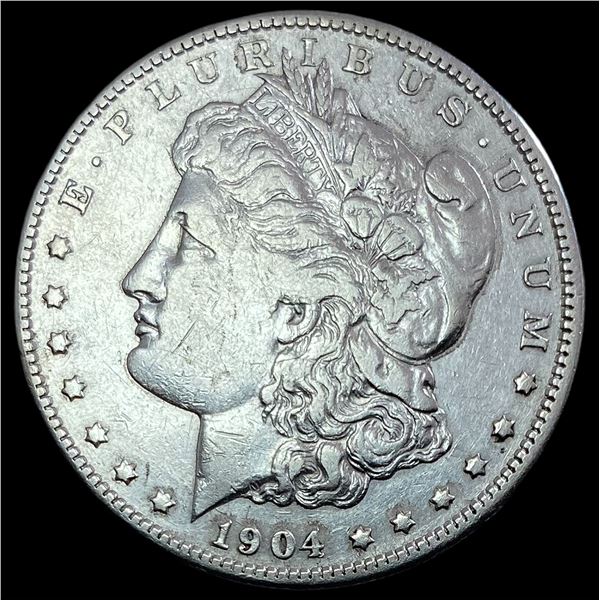 1904-S Silver Morgan Dollar ABOUT UNCIRCULATED