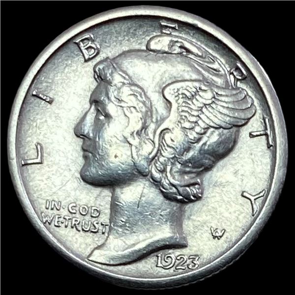 1923-S Silver Mercury Dime CLOSELY UNCIRCULATED