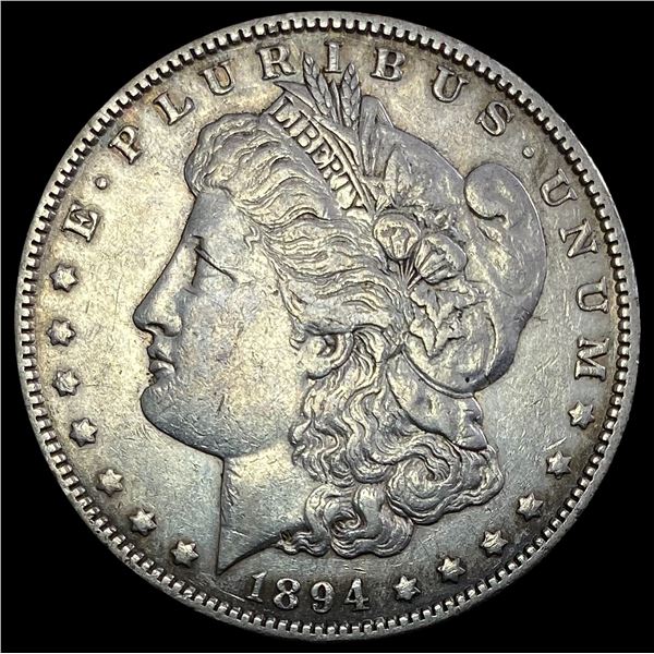 1894-O Silver Morgan Dollar NEARLY UNCIRCULATED