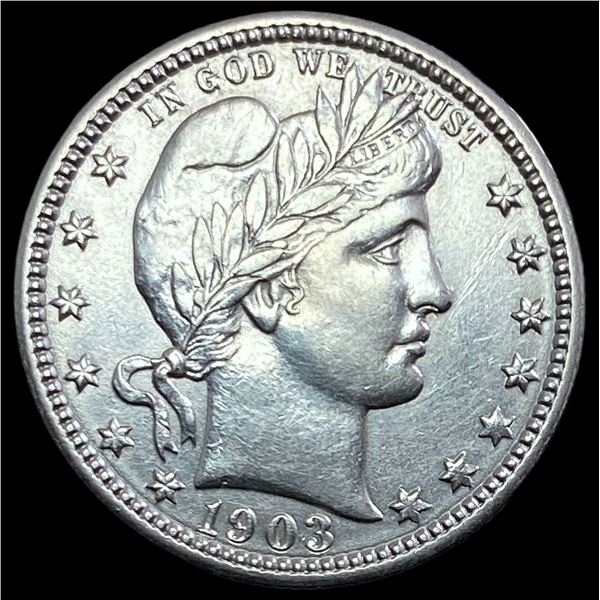 1903 Barber Silver Quarter CLOSELY UNCIRCULATED