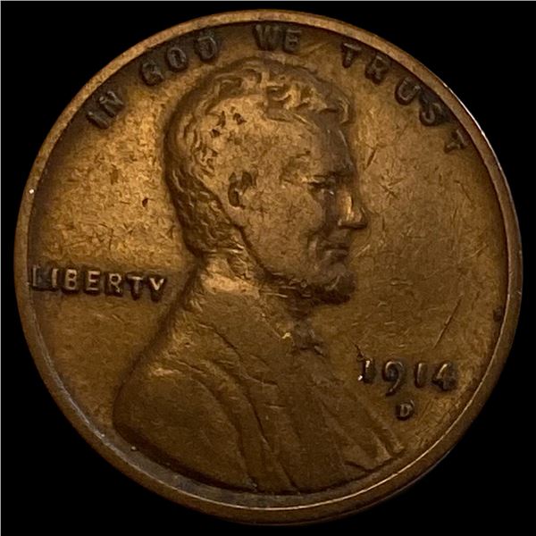 1914-D Lincoln Wheat Cent NICELY CIRCULATED