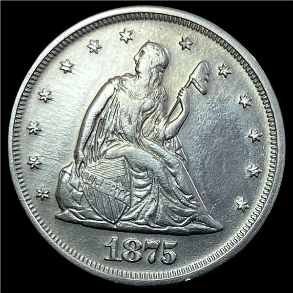 1875 Silver Twenty Cents CLOSELY UNCIRCULATED