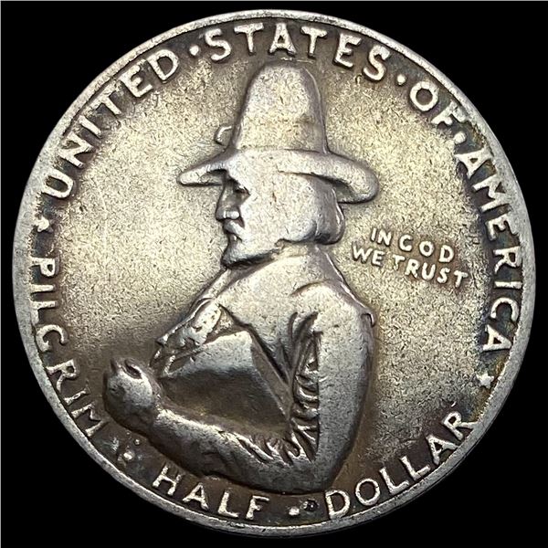1920 Pilgrim Silver Half Dollar NICELY CIRCULATED