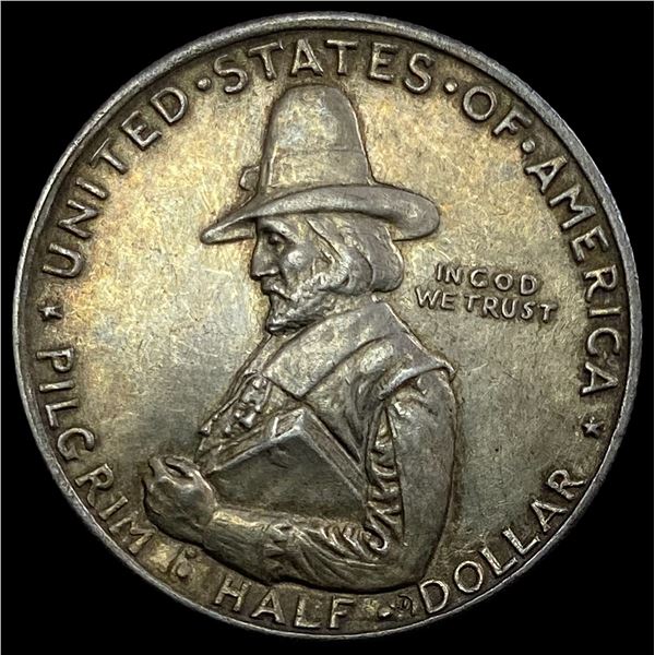 1920 Silver Pilgrim Half Dollar CHOICE AU