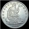 Image 1 : 1869 Seated Liberty Half Dollar CLOSELY UNCIRCULATED