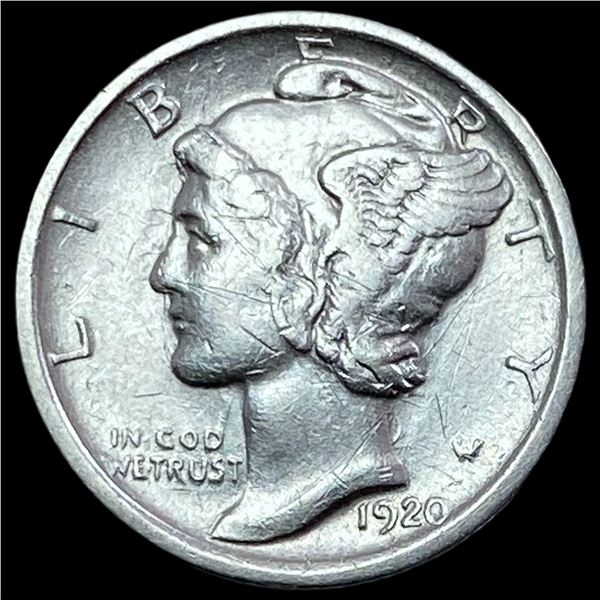 1920 Mercury Dime CLOSELY UNCIRCULATED