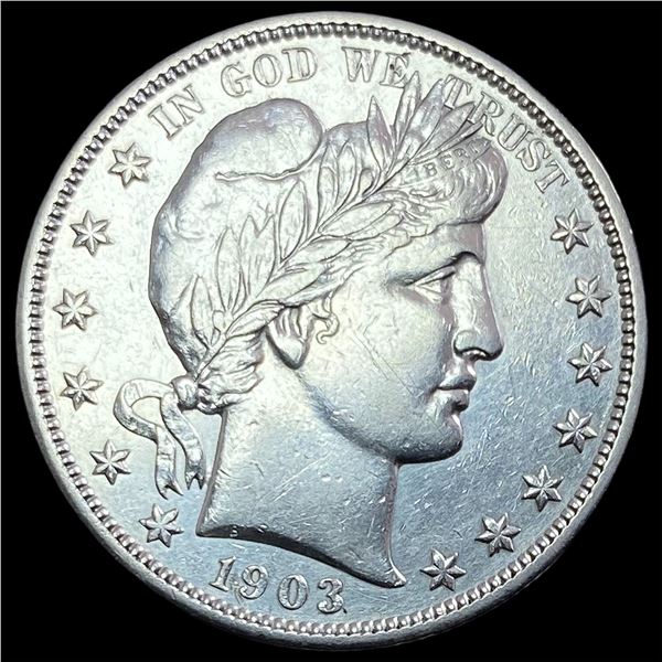 1903 Silver Barber Half Dollar CLOSELY UNCIRCULATED