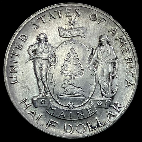 1920 Silver Maine Half Dollar UNCIRCULATED
