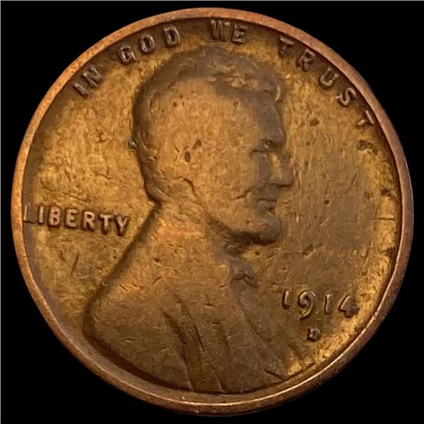 1914-D Lincoln Wheat Cent NICELY CIRCULATED