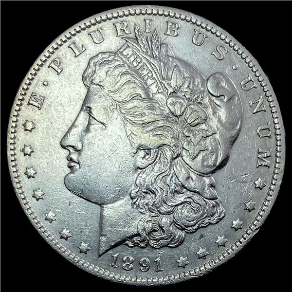 1891-O Silver Morgan Dollar CLOSELY UNC