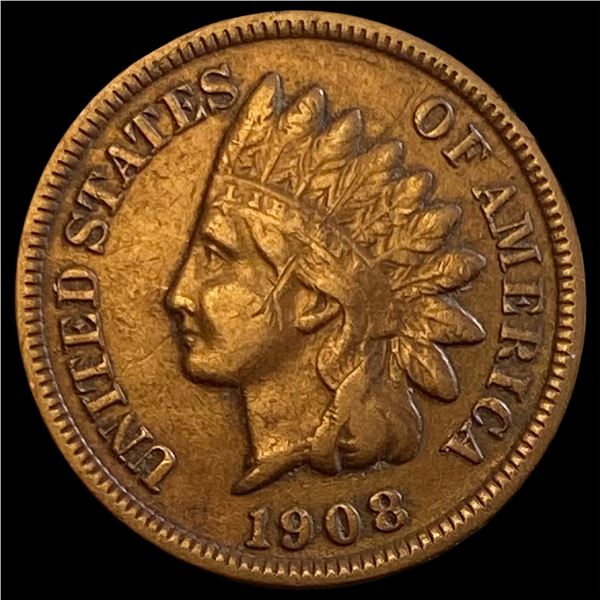 1908-S Indian Head Cent ABOUT UNC