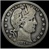 Image 1 : 1916-D Silver Barber Quarter NICELY CIRCULATED