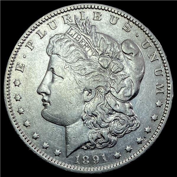 1891-O Silver Morgan Dollar NEARLY UNCIRCULATED