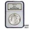 Image 1 : 1882-CC Morgan Silver Dollar NGC MS63