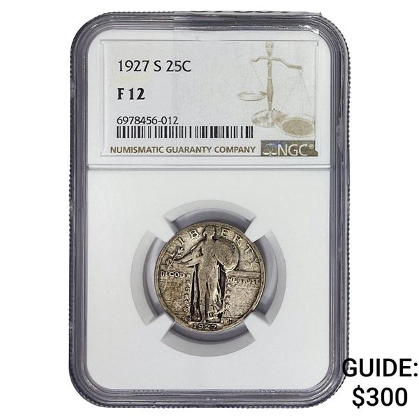 1927-S Standing Liberty Quarter NGC F12