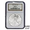 Image 1 : 1990 American Silver Eagle NGC MS69