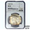 Image 1 : 1926-S Silver Peace Dollar NGC MS62