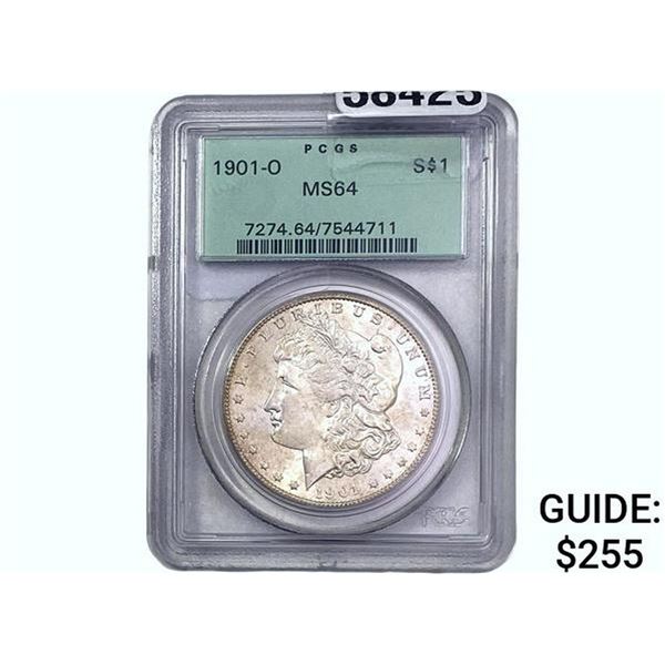 1901-O Morgan Silver Dollar PCGS MS64