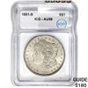 1891-S Morgan Silver Dollar ICG AU58