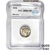 1916 Mercury Silver Dime ICG MS63