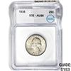 1938 Washington Silver Quarter ICG AU58