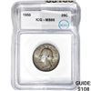 1950 Washington Silver Quarter ICG MS66