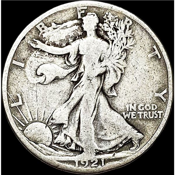 1921-S Walking Liberty Half Dollar NICELY CIRCULATED