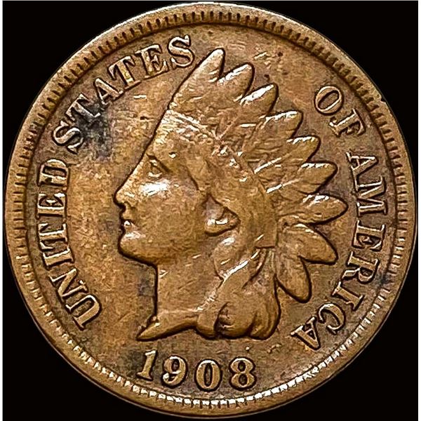 1908-S Indian Head Cent NICELY CIRCULATED