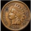 Image 1 : 1908-S Indian Head Cent NICELY CIRCULATED