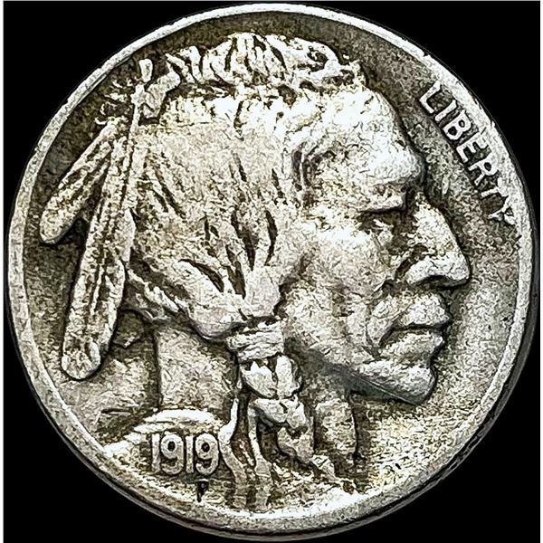 1919-S Buffalo Nickel LIGHTLY CIRCULATED