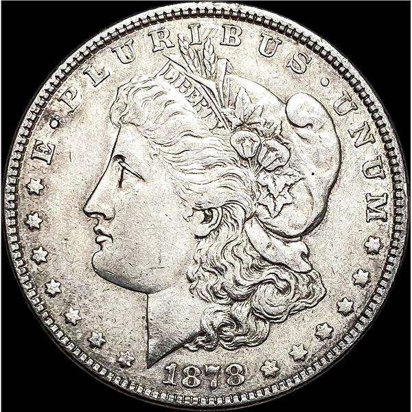 1878 Silver Morgan Dollar NEARLY UNCIRCULATED