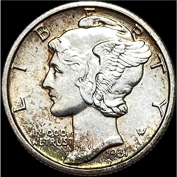 1931-D Silver Mercury Dime CLOSELY UNCIRCULATED