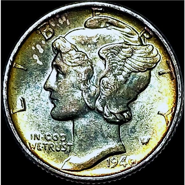 1940 Silver Mercury Dime CHOICE BU